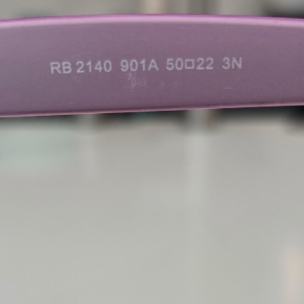 Ray‑Ban Purple Original Wayfarer Sunglasses with Case NWT - Picture 7 of 14